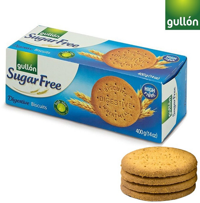 구욘 슈가프리 통밀 다이제스티브, 400g, 3개