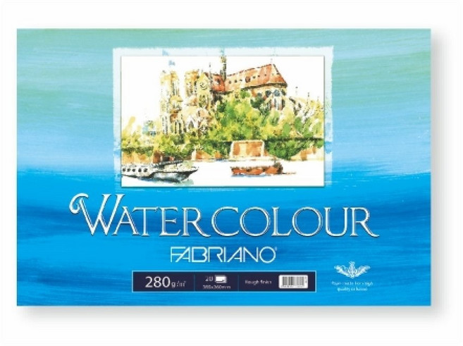 올드림 삼원 파브리아노 워터칼라 스케치북 4절 280g 20매 스프링 세로형, 단품, 1개, 상세페이지 참조