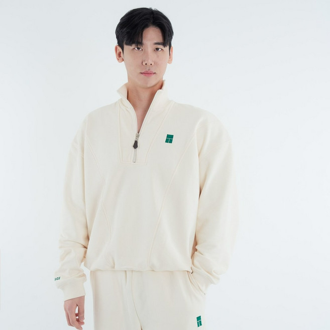 남성 기모 트레이닝 오버핏 맨투맨 팬츠 세트