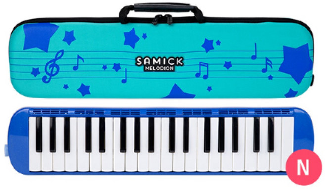 [삼익악기] 에바케이스 멜로디언 NSM-E37N, 블루, 1개