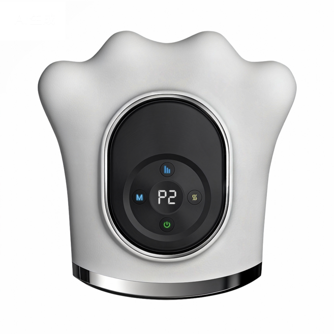 EXTEDRG 무선 곰발 손마사지기 3단 온열 360도 입체 공기압 안마기 지압판 손가락 분리형 2500mAh 대용량 배터리 손목마사지기, 그레이, MZ-BHM01