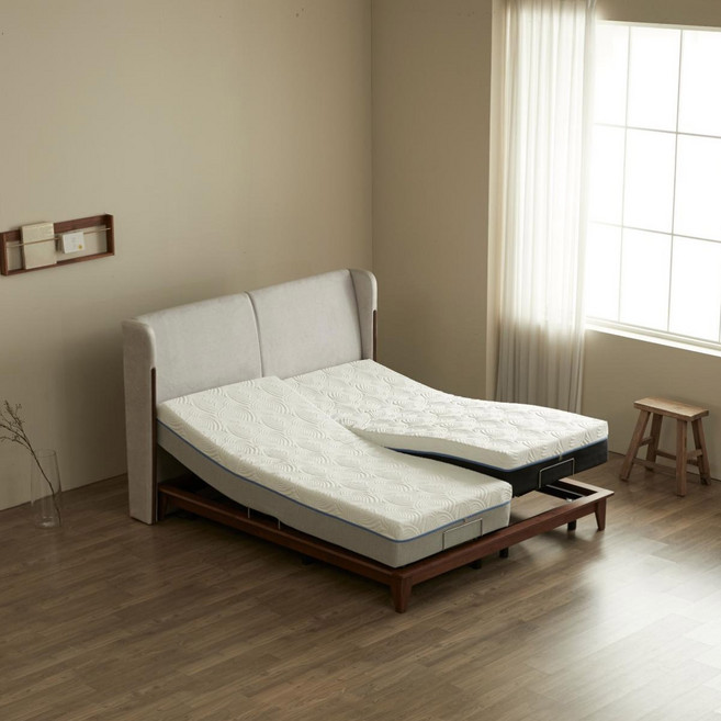 모션베드 트윈 국내생산 라돈안전제품 오코텍스 리모컨 전동침대 각도조절 웨일슬립 알보란, 옵션, 기본