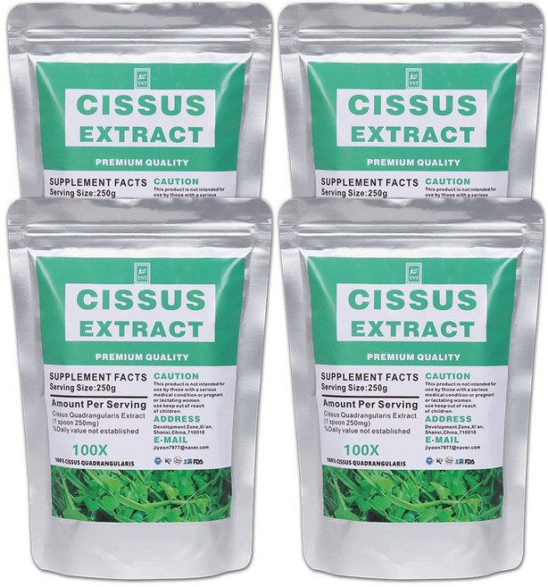 티엔티 시서스 가루 100배 고농축 분말 추출물 시서스가루, 4개, 250g