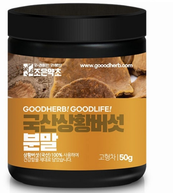조은약초 프리미엄 국산 상황버섯 분말 가루, 50g, 1개