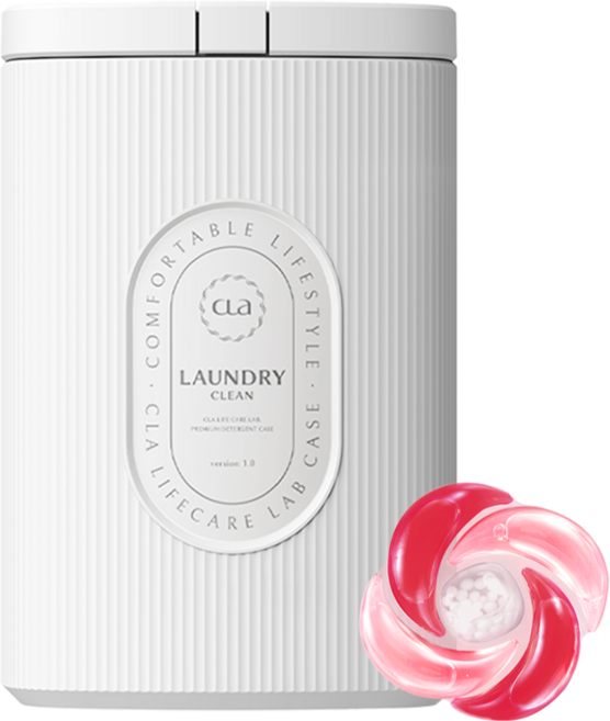 클라 컬러디스크 5in1 초고농축 캡슐 세제 스윗베리 화이트 케이스 본품, 3개, 50개입