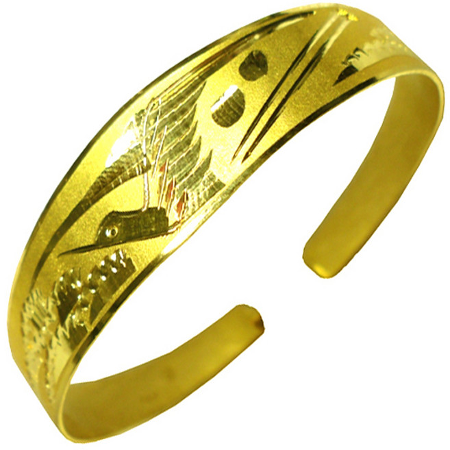 피주얼리 순금 백일팔찌 돌팔찌 일반 조각 모양 5.625g 24k