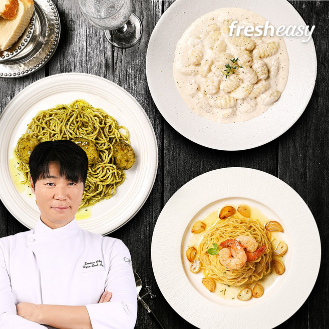 최현석셰프의 쵸이닷 양식 생면 파스타 밀키트 베스트 SET (새우봉골레파스타+가리비바질파스타+트러플크림뇨끼), 1세트, 847g