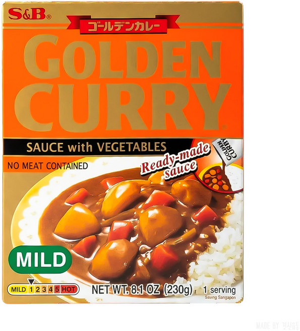 에스앤비 골든카레 소스 위드 베지터블 순한맛, 1개, 230g