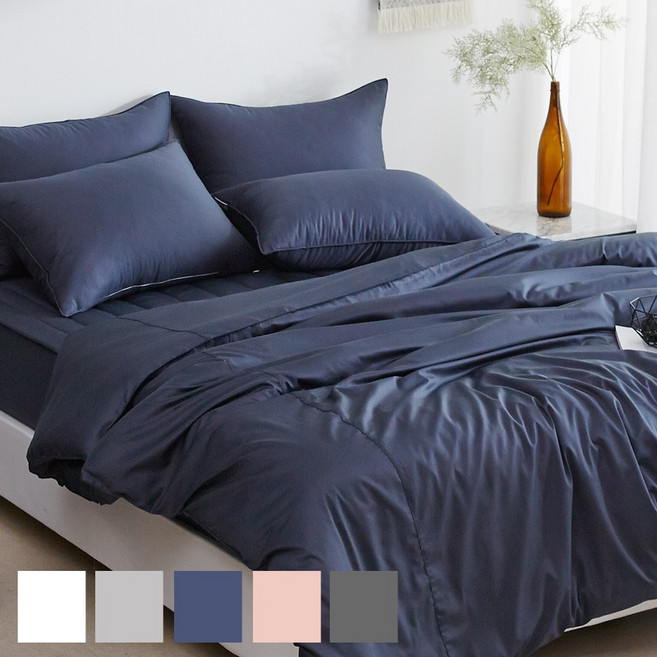 MOC면모달 보들보들한 패딩이불커버패드세트 SK 5컬러