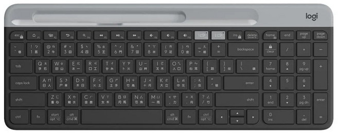 Logitech 羅技 K580 纖薄無線藍牙鍵盤 石墨黑, 製造商軸