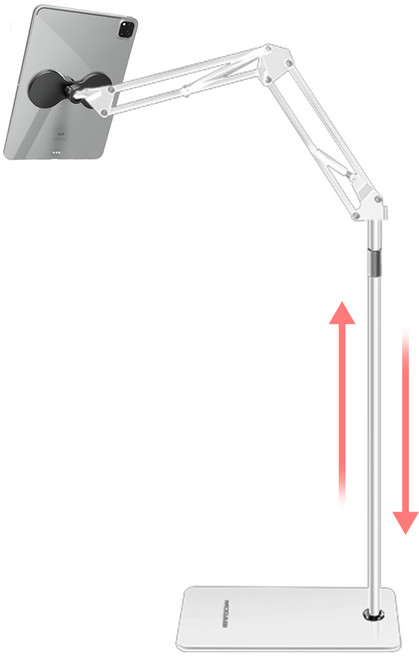 모가비 초강력 맥세이프 태블릿 침대 거치대 더블 자력 폰 아이패드 갤럭시탭 올인원, 1세트, 화이트, MOG-181