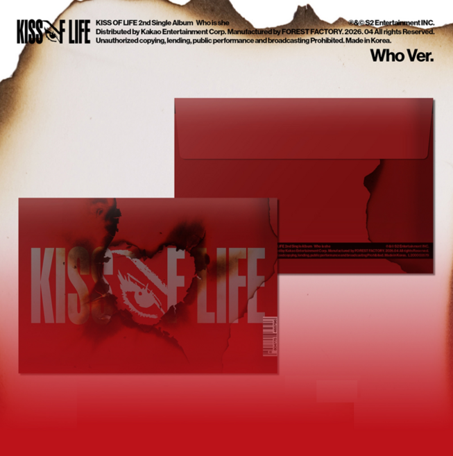 키오프 앨범 싱글 2집 Who is she KISS 키스오브라이프 Who, 1장
