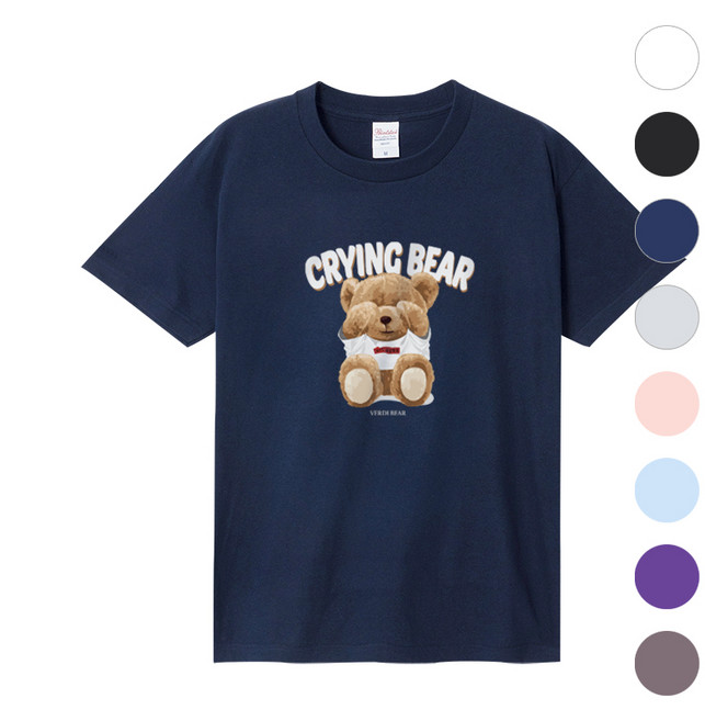면티 네이비 베르디베어 남자 여자 반팔티 티셔츠