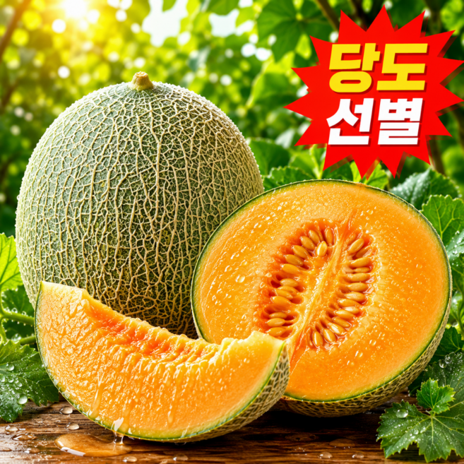 [정확도99%] 당도선별 황제과일 하미과 메론, 1박스, 4kg 대과