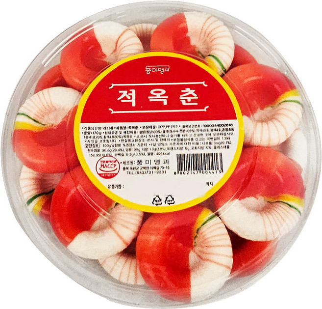 [대용량과자]적옥춘 170gx10, 1.7kg, 1개