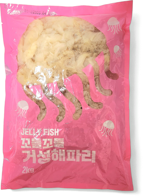 해파리 발/머리 무염(해파리80%식염수20%)해파리냉채, 1개, 2kg