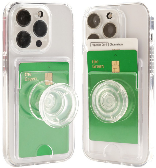 스키누 스마트톡 투명 투카드 클리어 케이스