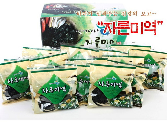 인어나라 자른미역 세트, 15개, 20g