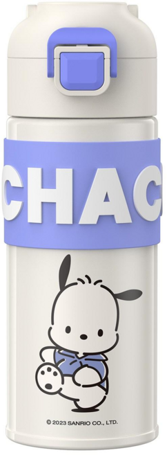 다나에 산리오 정품 캐릭터 원터치 텀블러 물병 보온병 보냉병 400ml, 포챠코, 1개