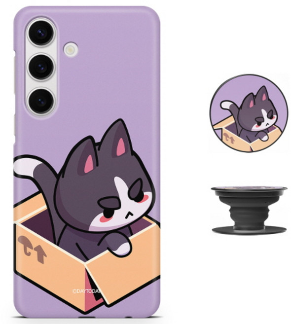 데이투데이 갤럭시A35 케이스 화났냥 고양이 스마트톡 SM-A356N