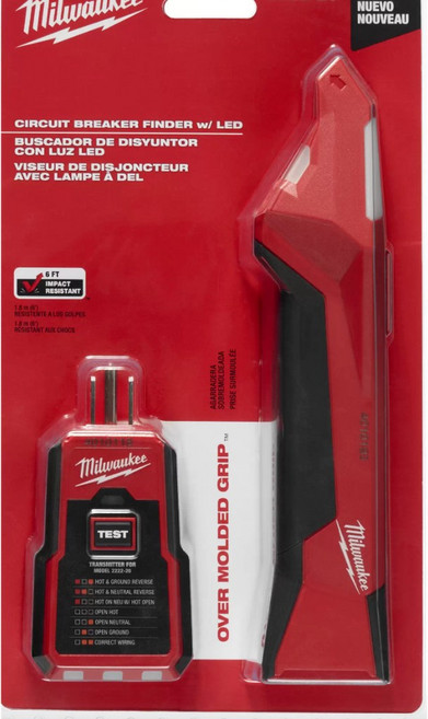 Milwaukee Circuit Breaker Finder 電路查找器 附LED燈, 1個, 有包裝