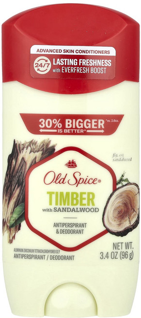 특별한효과 Old Spice 땀 억제제 & 데오드란트 목재 샌들우드 함유 96g(3.4oz) 곧일시품절됩니다, OldSpice땀억제제데오드란트목재샌들우드함유96g34, 96g, 1개