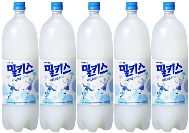 밀키스, 1.5L, 5개