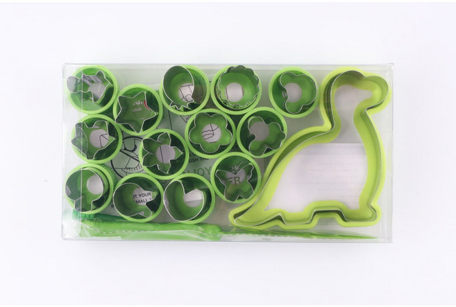 콩콩도시락 도시락꾸미기 공룡커터 16종 세트, 1세트, 기본