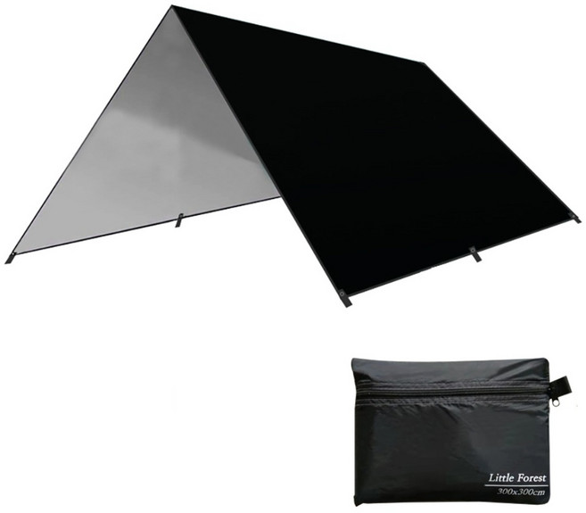 아펙토 리틀포레스트 미니타프+파우치 3x3m, 블랙