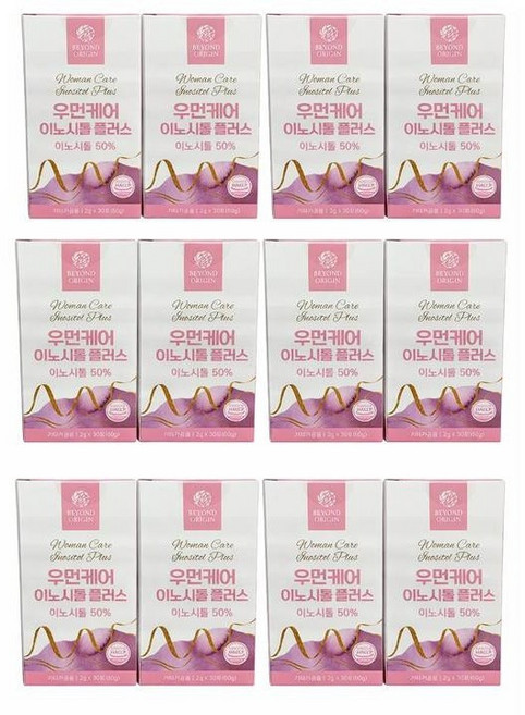 [흡수율 up] 우먼케어 이노시톨 플러스 50% 고함량 여성 이노시톨 2g x 30포, 12개