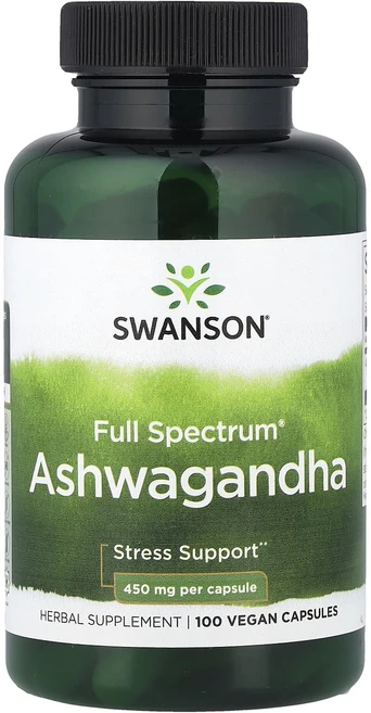 품격있게 Swanson Full Spectrum® 아슈와간다 비건 캡슐 100정(캡슐당 450mg) 금방품절됩니다, SwansonFullSpectrum아슈와간다비건캡슐10, 1개 - 쿠팡