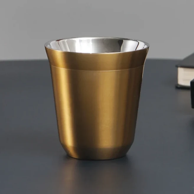 새로운 강철 미니 진공 커피 컵 80ml 이중 벽 캡슐, 01 51-80ml, 08 jin