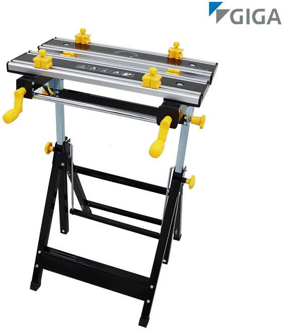 기가 스틸 목공작업대 접이식 목공테이블 작업다이 톱다이 워크벤치 WB001B, 1개