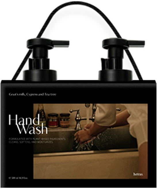 Hetras 515ml大容量-韓國製 首席調香師製作 低敏弱酸性, 1個, 兩入組【禮盒包裝】,香氛泡沫洗手液【倫敦麝香】