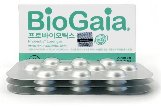 [BioGaia 공식몰] 구강유산균 프로덴티스 로젠지 3개월분, 30정, 3개 - 쿠팡