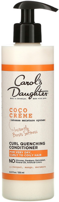 Carols Daughter 모발 관리 Coco Creme Intense Moisture System Curl Quenching 컨디셔너 (355 ml), 1개