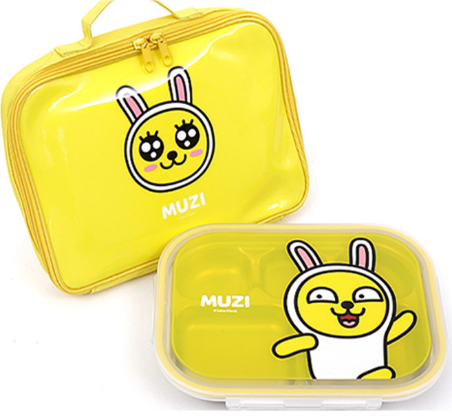 카카오프렌즈 식판도시락 [예쁜가방스텐-무지-KF6326], 카카오프렌즈-SJ1349, 카카오프렌즈-SJ1349