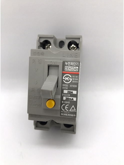 DEH-32Ab (국산) / 누전차단기 동아전기공업대리점 마그네트 배선용 ELB, 1개