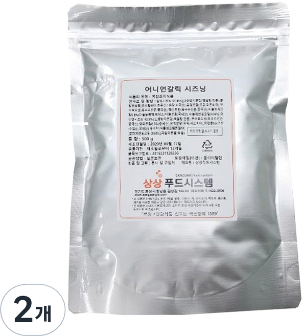 상상푸드시스템 어니언갈릭 시즈닝, 500g, 2개