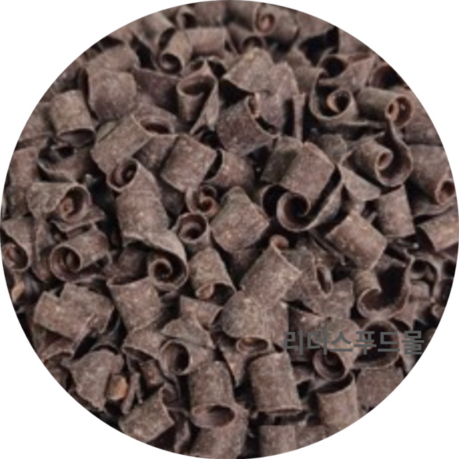 (소분) 다크블로섬 컬스초콜릿 토핑 데코 장식용, 50g, 1개