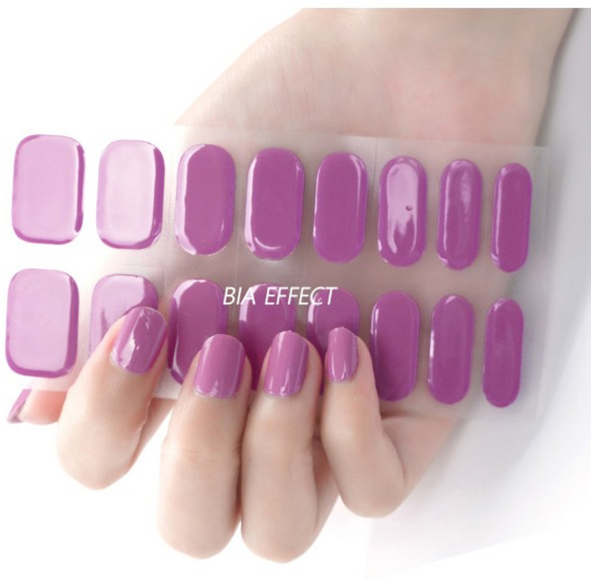 [붙이고 굽는 반경화 셀프젤네일] 비아이펙트 알로하 리얼 젤네일 스티커 16피스x2장=32피스 / 마일드컬렉션 시리즈 (믹스앤매치), 0103 포니