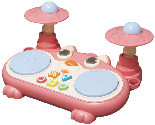 [토이앤토이] 햄스터드럼(멜로디악기), 1개, 핑크