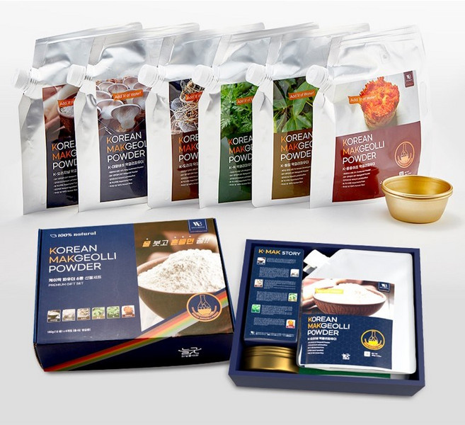 케이막 막걸리파우더 6종 선물세트 (웰엔뷰 K-MAK 파우더), 2개, 1.08kg