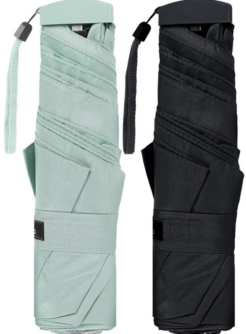 슬림 사각 3단 초경량 미니 우산 2개