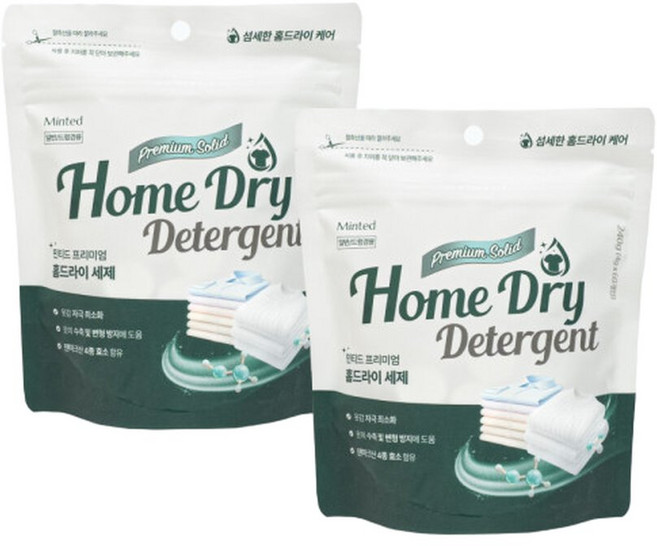 고체 중성 드라이세제 60정 2개, 240g