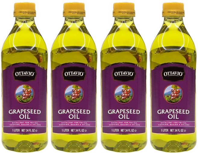 오타비오 포도씨유, 1L, 4개