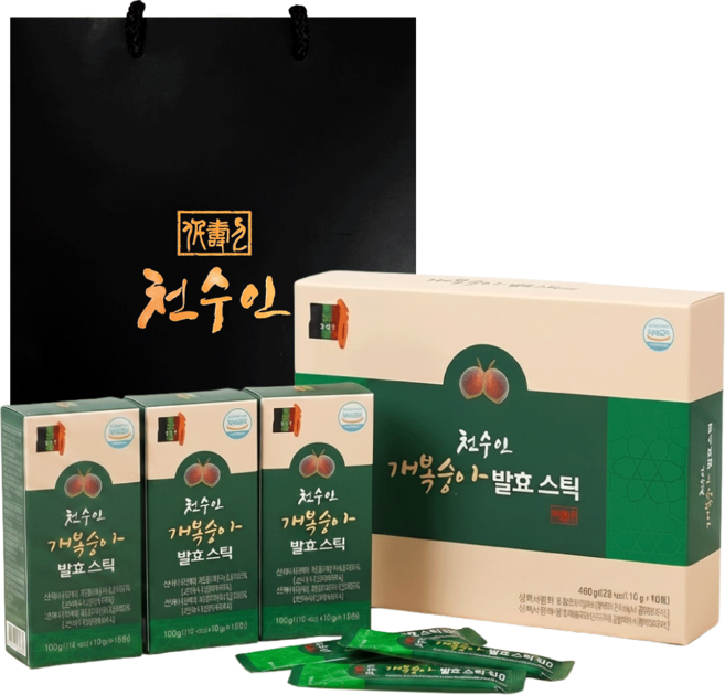개복숭아 발효 스틱 돌복숭아 발효액, 15g, 30개