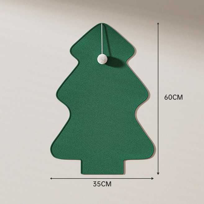 일공이오마켓 크리스마스 고양이장난감 고양이수직스크레처 고양이스크래쳐수직 고양이스크래처숨숨집 고양이스크래쳐대형 고양이스크레쳐, 중형나무35x60CM