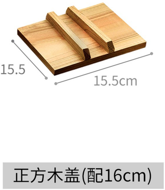 식 계란말이 후라이팬 사각 프라이 다용도 20x15 덮개 16cm 주철옥자팬, 색, 1개