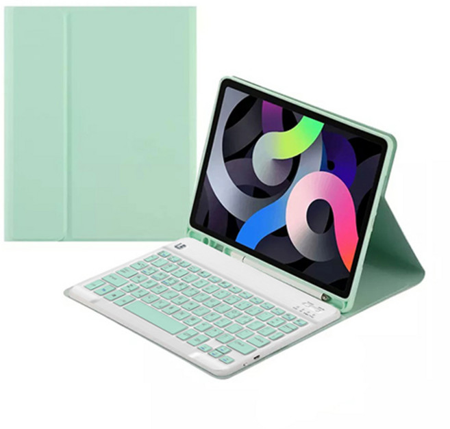 UB 갤럭시탭 콤비 블루투스 키보드 케이스, 민트, 1개
